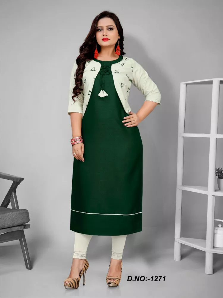 Washable Ladies Kurti With Jacket at Best Price in Ludhiana | Sd Global