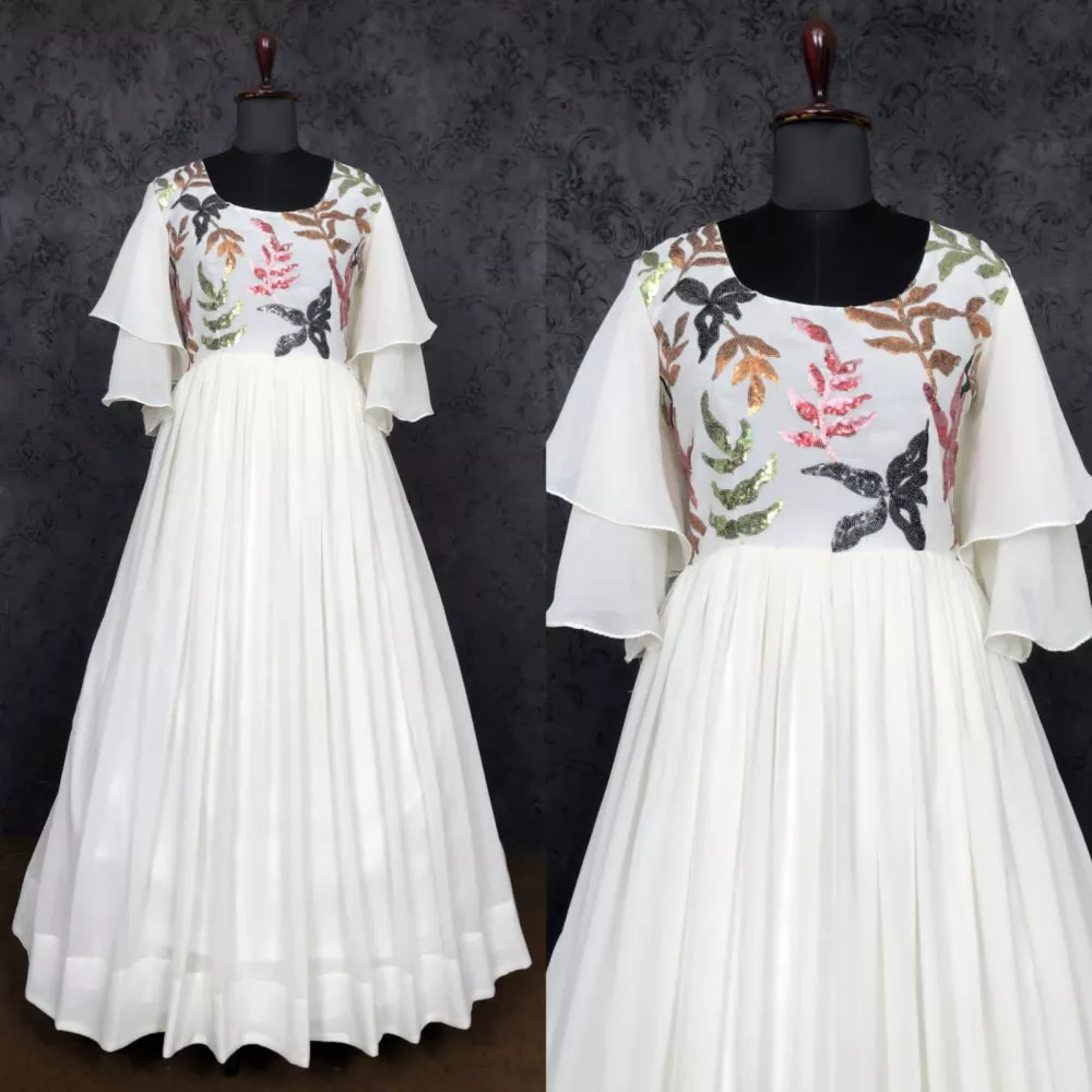 Floral Printed Baloon Sleeve Maxi Dress Buy Online – Joshindia
