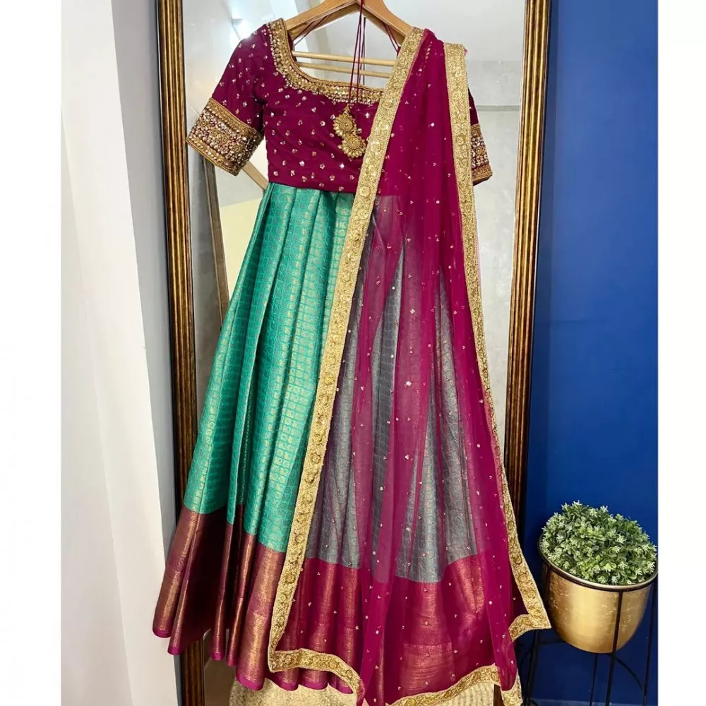 South Indian Lehenga - Buy South Indian Lehenga Online Starting at Just  ₹455 | Meesho