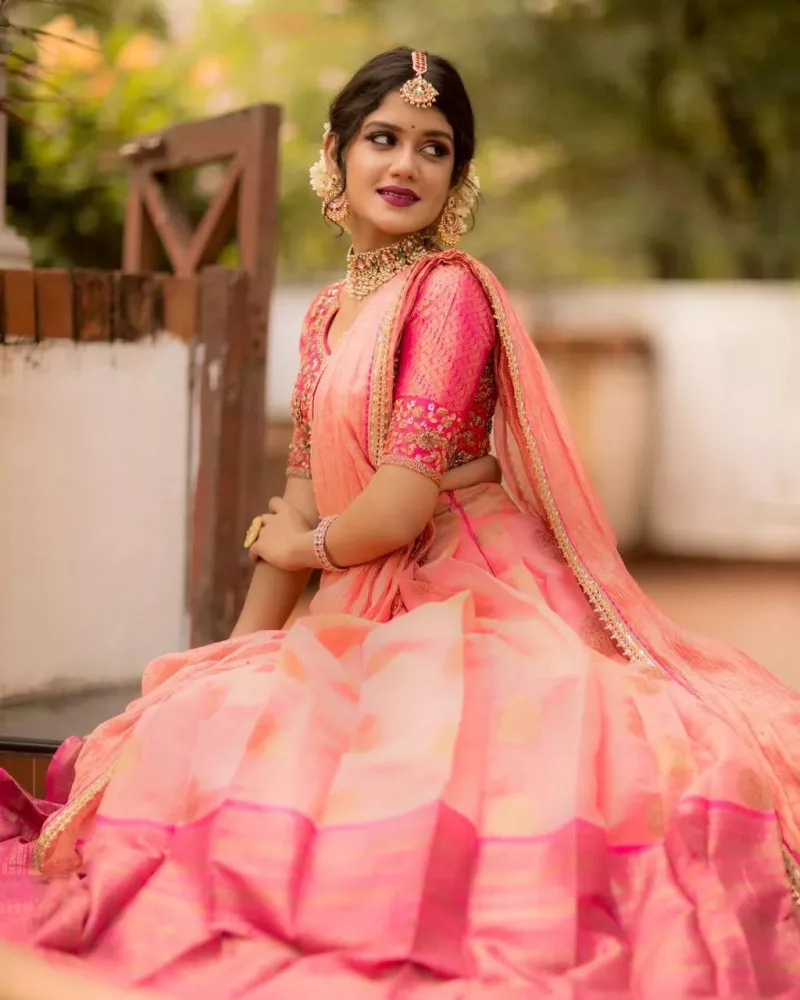 wedding half sarees 2018 – South India Fashion