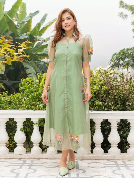 Buy Indo-Western Cotton Indian Plus Size Dresses Online for Women in USA