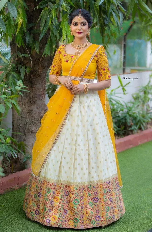 Engagement Outfit | lehenga | half sari | Chennai | Studio 149