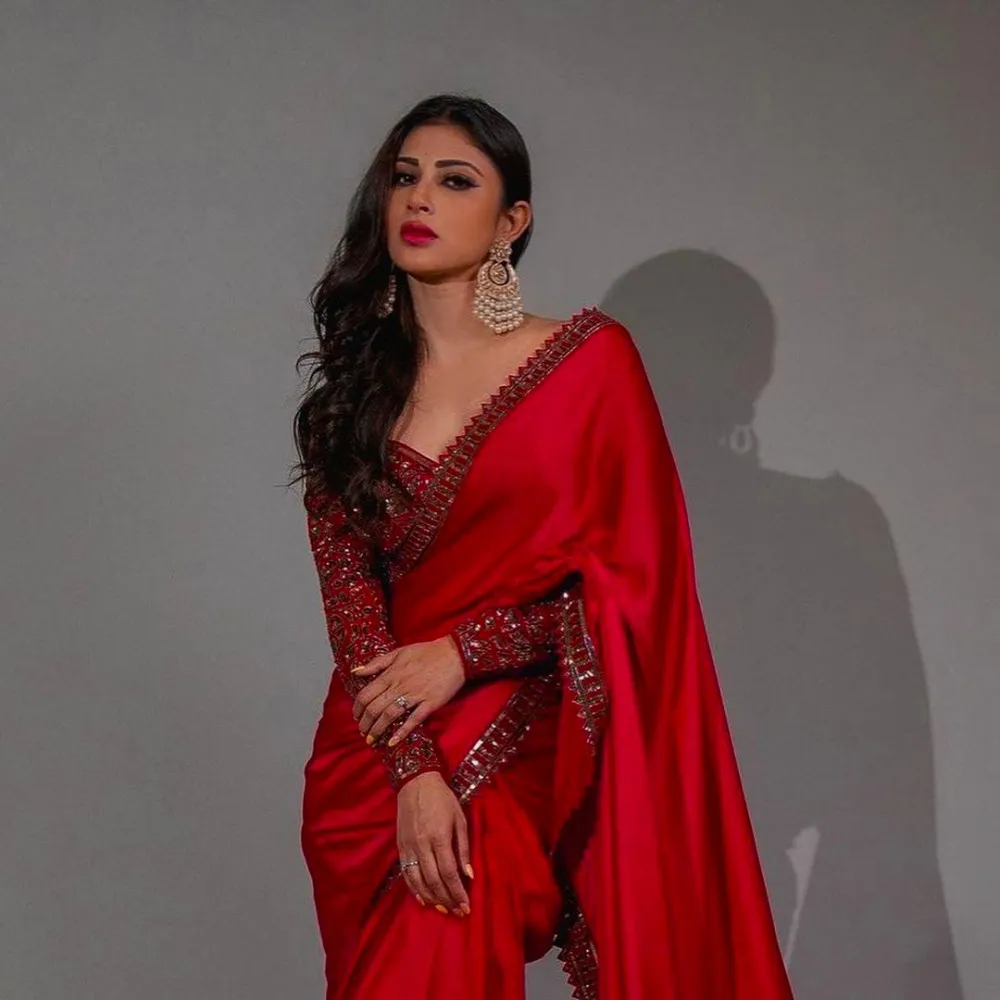 Mouni Roy is breaking the internet as she stuns a red saree in these  pictures | Hindi Movie News - Times of India