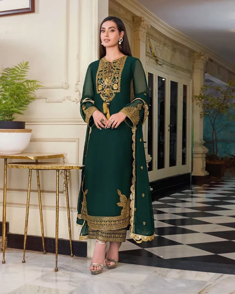 Pakistani tilla work outlet suits