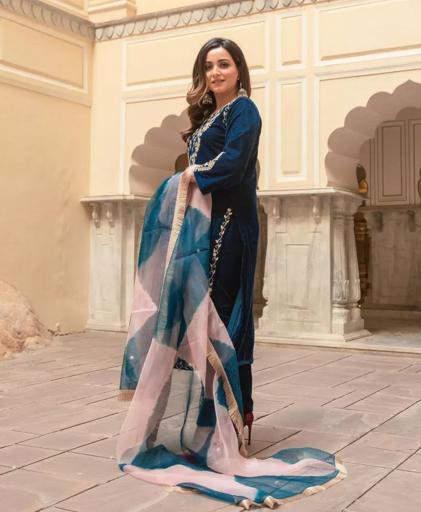 Rama Pakistani Velvet Suit  Ready to Wear – Nardev Fashion