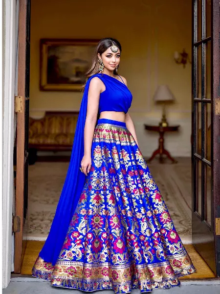 Party Wear Indian Georgette Lengha Choli with Fancy Dupatta For Women  Wedding | eBay