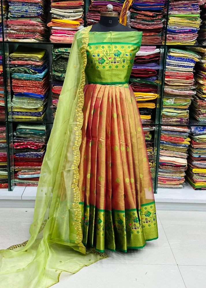 Marriage Special Pastel Peach Color Sequence Work Lehenga Ch