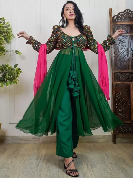 Buy Mehendi Green Designer Party Wear Pure Velvet Straight Suit | Straight  Salwar Suits