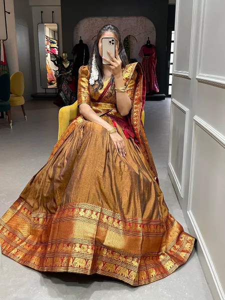 Charming Golden Lehenga Choli Wedding Lehengas, Indian Lehenga,bridal  Lehenga, Designer Lehenga, South Indian Dresses, Indo-western Outfits - Etsy