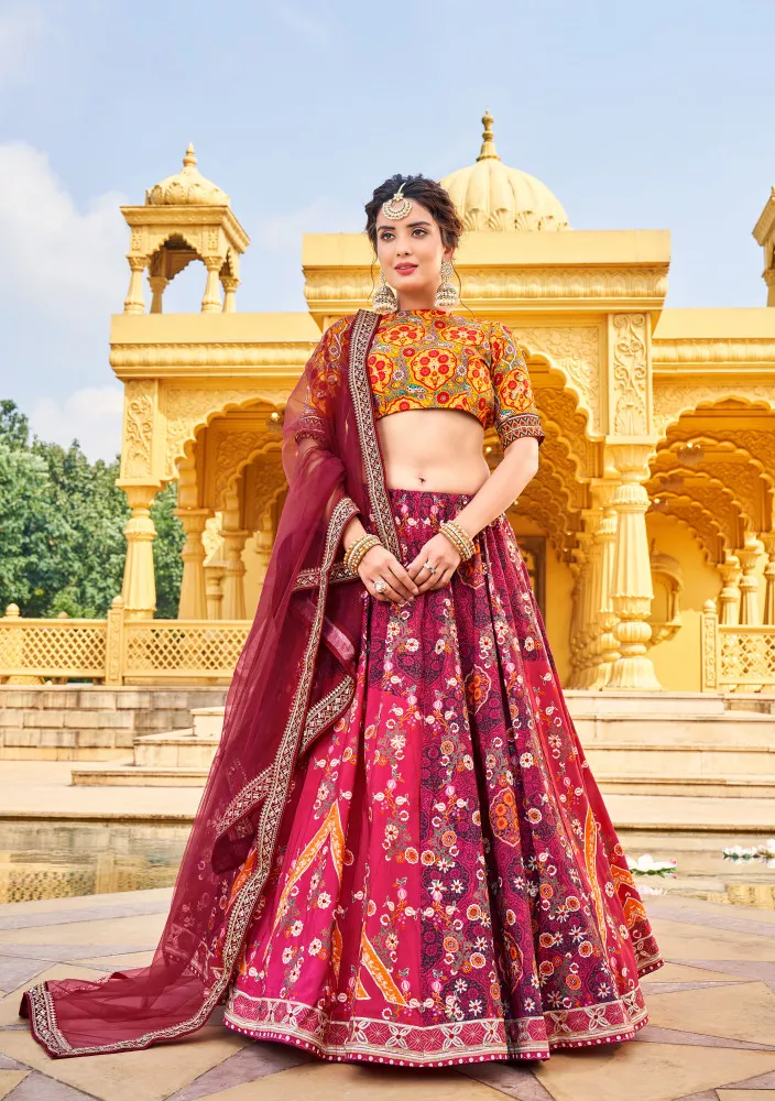 30+ Different Shades Of Pink We Spotted In Bridal Lehengas! | Pink bridal  lehenga, Bridal lehenga images, Indian wedding outfits