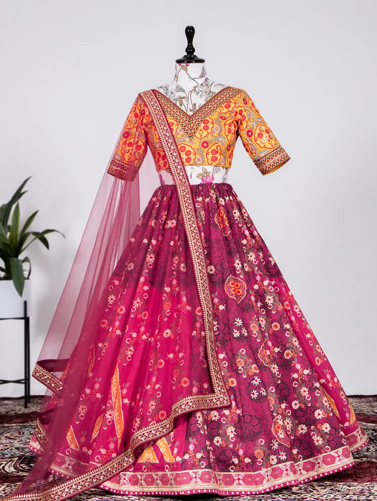 Pink Lehenga Choli Designs - 15 Stunning and Beautiful Models