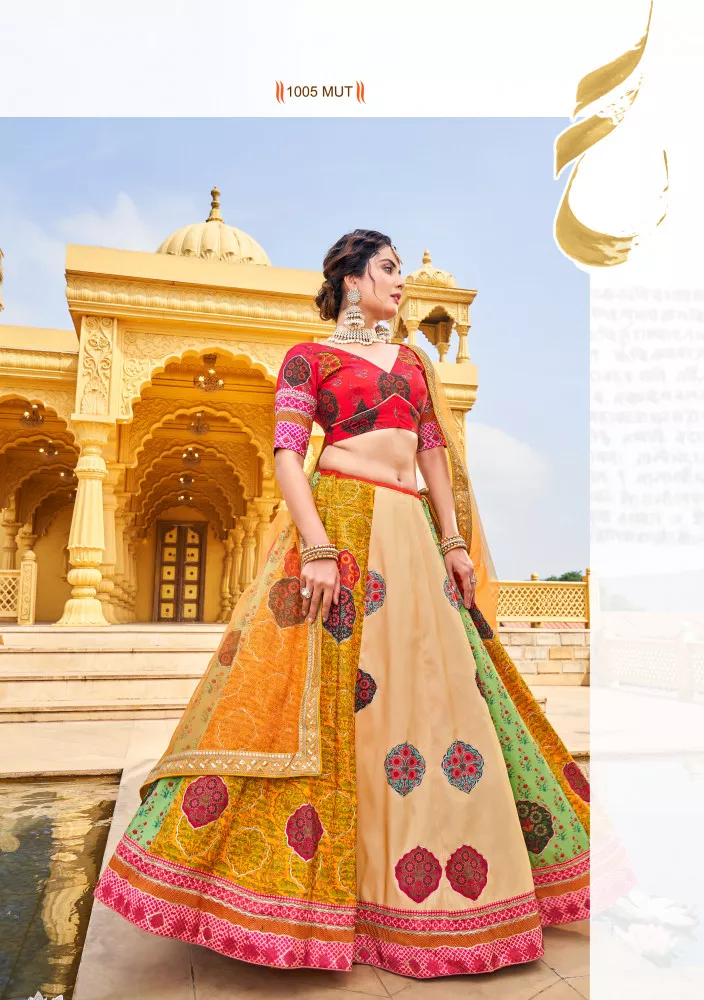 Fusion Embroidered Bridal Lehenga for Women with Exquisite Handcrafted  Details | Angad Creations