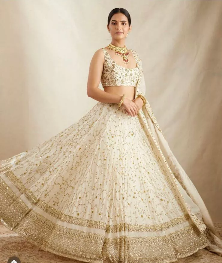 Fancy Bridal Lehenga Choli at best price in Surat by Navya Digital Print |  ID: 13048085348