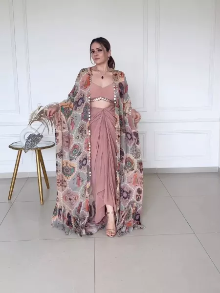 Chiffon Casual Wear Ladies Designer 3 Piece Set at best price in New Delhi  | ID: 22287213230