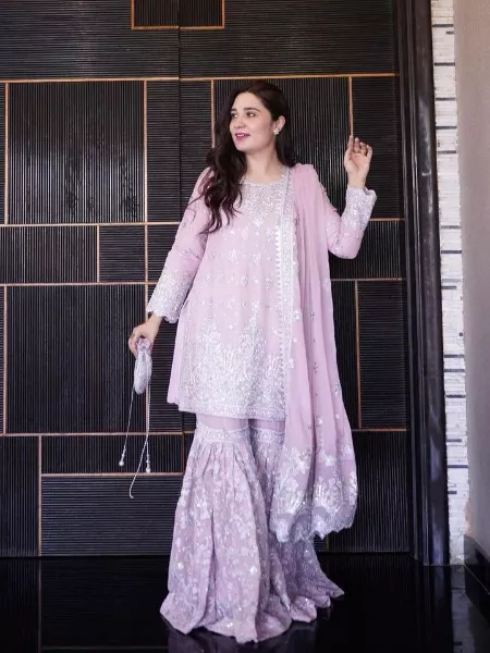 Dress Designer Salwar kameez Party Wear Pakistani Indian Wedding Sharara  Suit | eBay