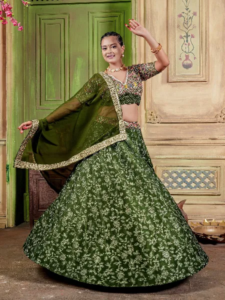 Exclusive Kota Doriya Ready to Wear Lehenga With Unstiched Blouse –  Silvermerc Designs