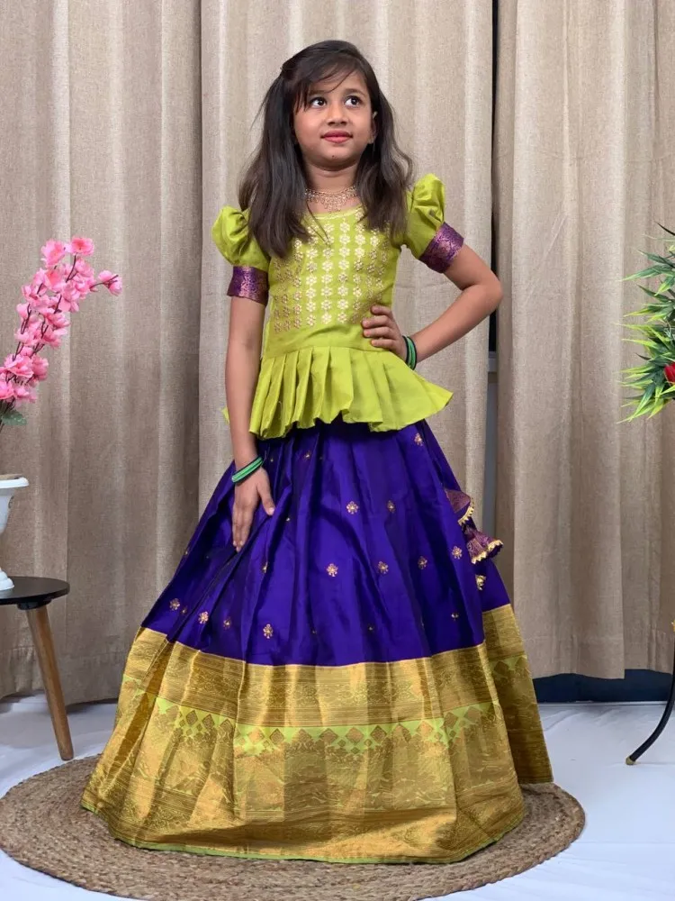 Buy Party Wear Girls Lehenga Choli, Lehenga Choli for Kids, Print Lehenga  Choli , Kids Ethnic Wear, Lehenga for Girls, Embroidery Work Lehenga Online  in India - Etsy