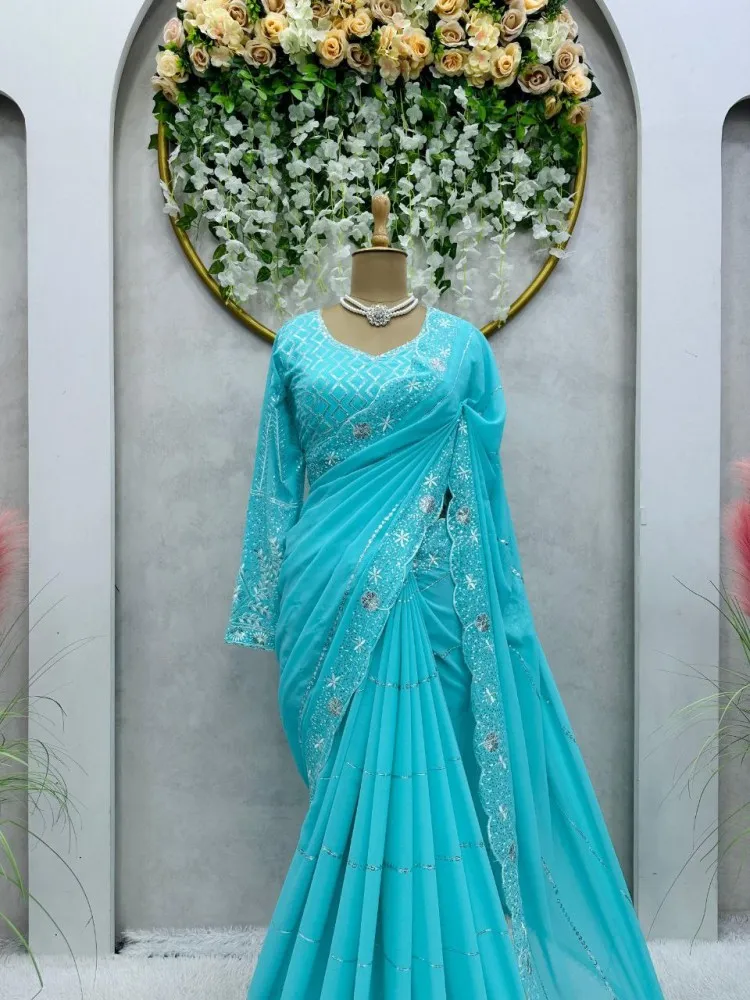 Buy 68/10XL Size Floor Length Sarees Online for Women in USA