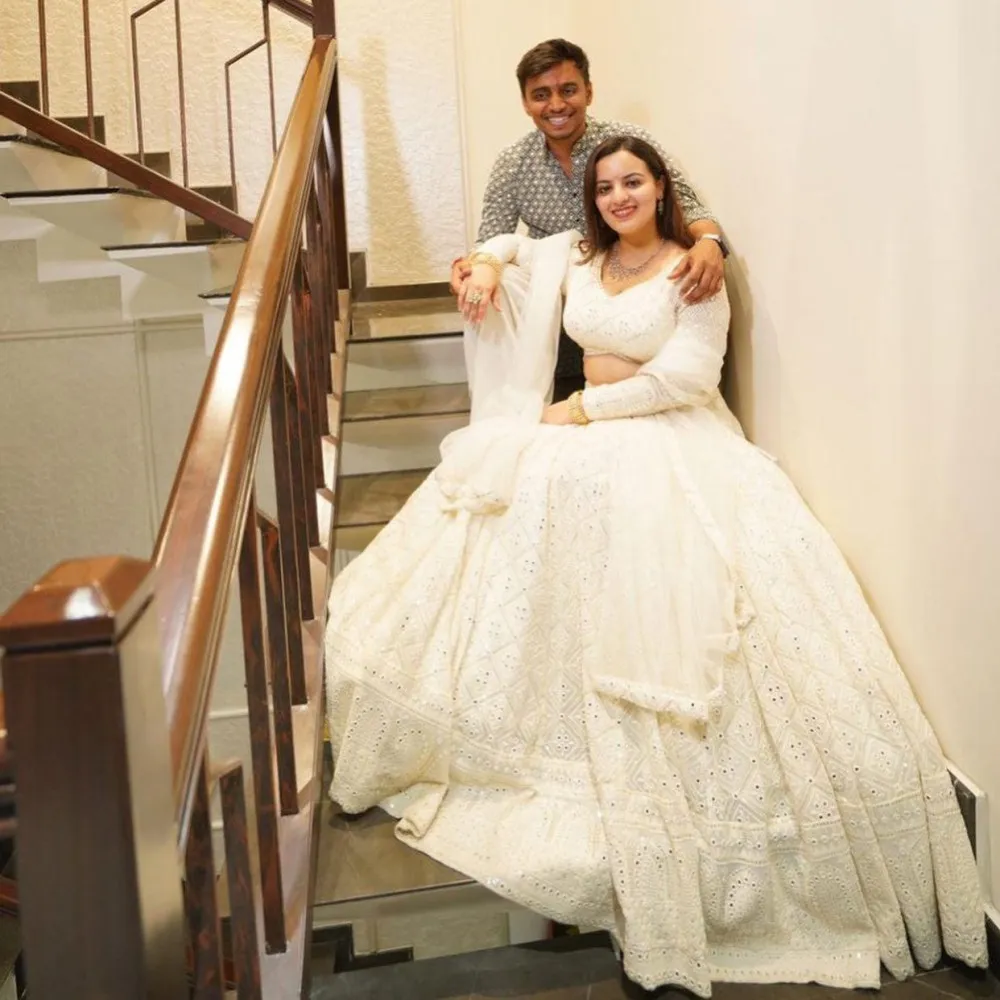 Bridal Wear White Designer Wedding Lehenga Choli Fashion – TheDesignerSaree