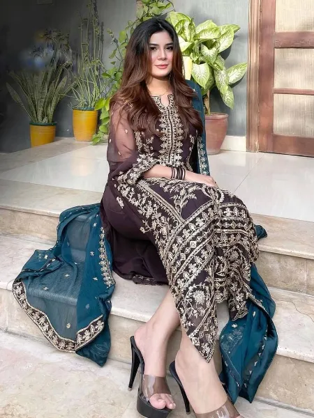 Dupatta Colour Contrast Punjabi Suits Punjabi Suit Contrast