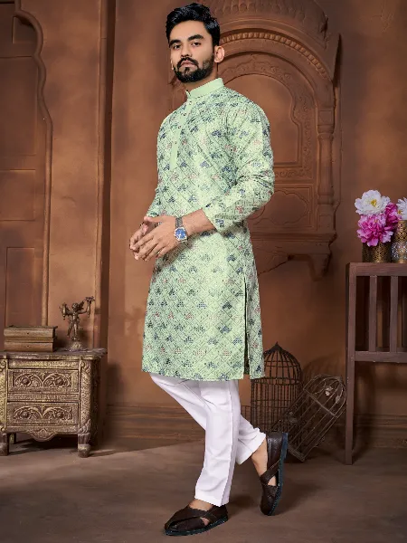 HOT Pajama Set New Color Kurta Pajama Men's Kurta Pajama Set