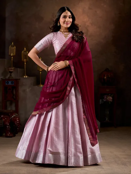 half saree draping lehenga plus saree