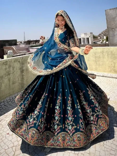 Rajasthani Royal Bridal Lehenga Rajasthani Lehengas Festive Bridal
