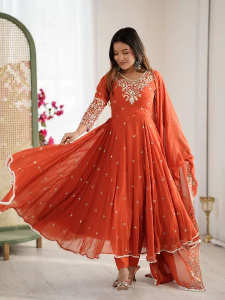 strapless open back dress Orange Sequins V Neck Mermaid Long Prom Dresses with High Slit, Mermai –  Lwt Dress main image 1